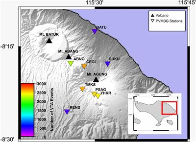 Use of Local Seismic Network in Analysis of Volcano-Tectonic (VT) Events Preceding the 2017 Agung Volcano Eruption (Bali, Indonesia)